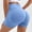 Sky Blue, variant on Admvng Gym Shorts Women Solid Color Hip Lift Fitness High Waist Stretch Exercise Yoga Pants S-XL