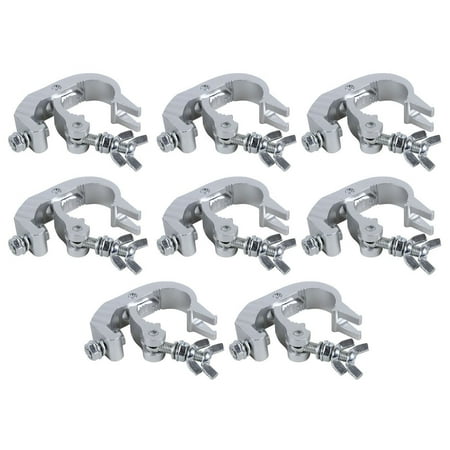 8) Chauvet DJ CLP-06 360 Degree Lighting Light Clamp for 2" Truss 220lb Capacity