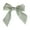 Light Green, variant on Shimmer Satin Hair Bows Long Tail Bowknot Hair Accessories for Women (Black)