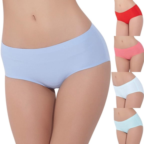 Bxsruta Women's Seamless Underwear 1-Pack, Ultra Soft for Everyday Comfort and Casual Style