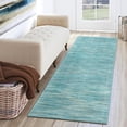 thumbnail image 2 of Dalyn Zion Area Rug ZN1 Zn1 Teal Teal Hand Crafted Tonal 2' 3" x 7' 6" Rectangle, 2 of 2