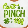 thumbnail image 4 of Inktastic St. Patrick's Day Can't Pinch This Hand Lettering Boys or Girls Baby Bib, 4 of 4