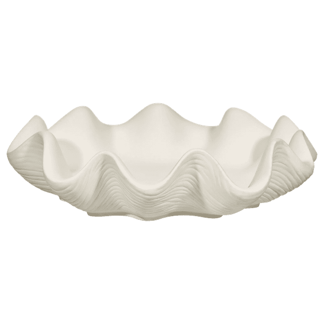 Bouclair Bol Décoratif en Coquille Blanche