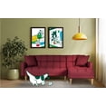 thumbnail image 1 of Sala Modular Reversible De Lino Rojo Modelo Alpak, 1 of 11
