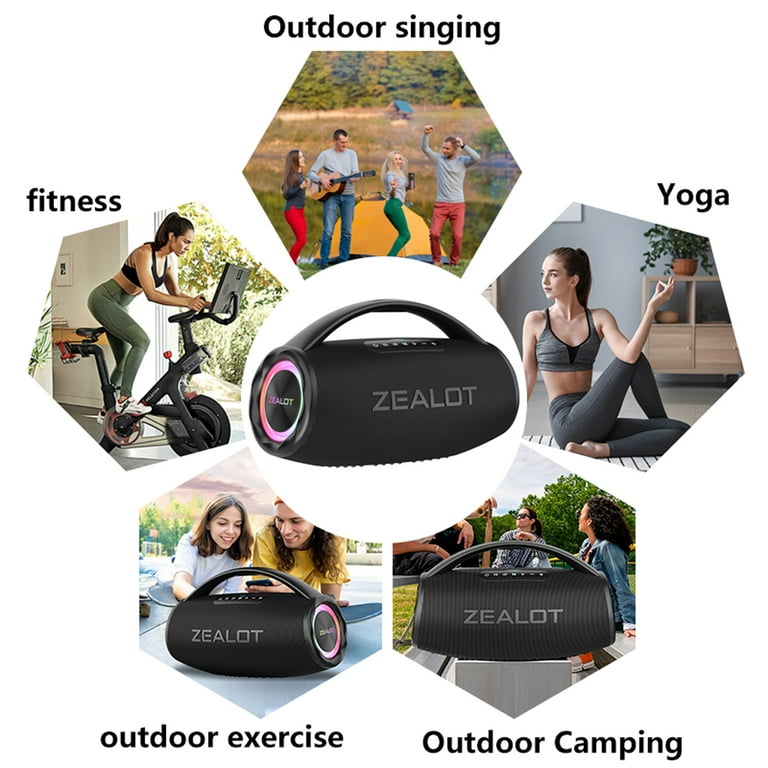 ZEALOT S97, Portable, Party speaker, IPX6 Waterproof