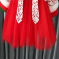 thumbnail image 4 of Mercatoo Toddler Baby Girls Chinese New Year Dress 𝗟unar Tang Suit Princess Dress&Coat 2PCS Kids Festival Dress Clothes, 4 of 9