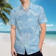 thumbnail image 5 of High Quality Hawaiian Shirts for Men Short Sleeve Aloha Beach Shirt Floral Summer Casual Button Down Shirts Blouses WLGLIJ, 5 of 7