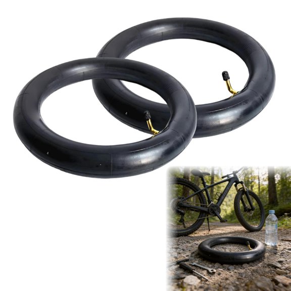 Replacement 12 Inch Bike Tire Tube for Electric Scooter & Bicycle,Bent Valve Inner Tube Fits 12x1.75,12x1.90,12x2.125 Tires,Durable Rubber 1 or 2-Pack