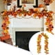 thumbnail image 3 of Kearding Guirnaldas de hojas de arce artificiales colgantes de otoño impermeables DIY hojas de otoño vides decoración de Navidad de boda Decoración tipo 4, 3 of 6