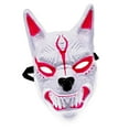 thumbnail image 1 of Halloween Cosplay Intégral Réaliste Effrayant Mascarade Coiffe Blanche, 1 of 10
