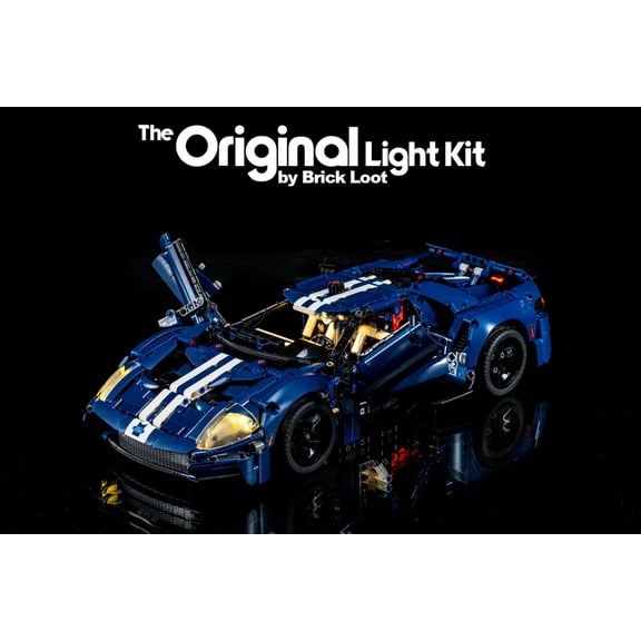 Brick Loot LED Lighting Kit for LEGO Technic 2022 Ford GT Set 42154 - LEGO Set NOT Included