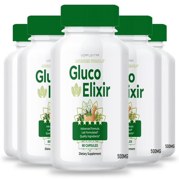 (5 pack ) Gluco Exlir Capsules - Gluco Elixir Capsules