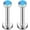 2PCS - 6mm Blue, variant on Briana Williams 16G Opal Internally Threaded Labret Monroe Lip Ring Tragus Helix Earring