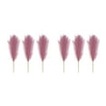 thumbnail image 2 of ZheElen 3pcs/set Atmosphere With Artificial Pampas Reed Boho Decor Artificial Flower Pinkish Purple 2Set, 2 of 6