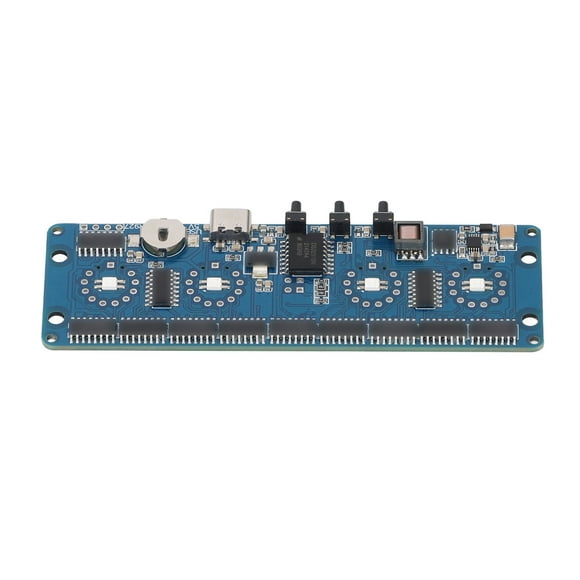 4 Bit Nixie Clock Board, Accurate Timing Digital Tube Clock Module 5V 2A for Desk Decoration