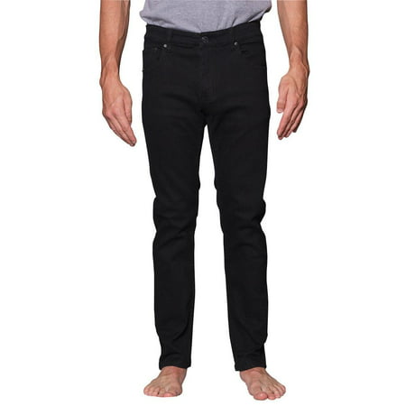 Victorious Men's Skinny Fit Color Stretch Jeans DL937 - BLACK - (Best Black Skinny Jeans Mens)