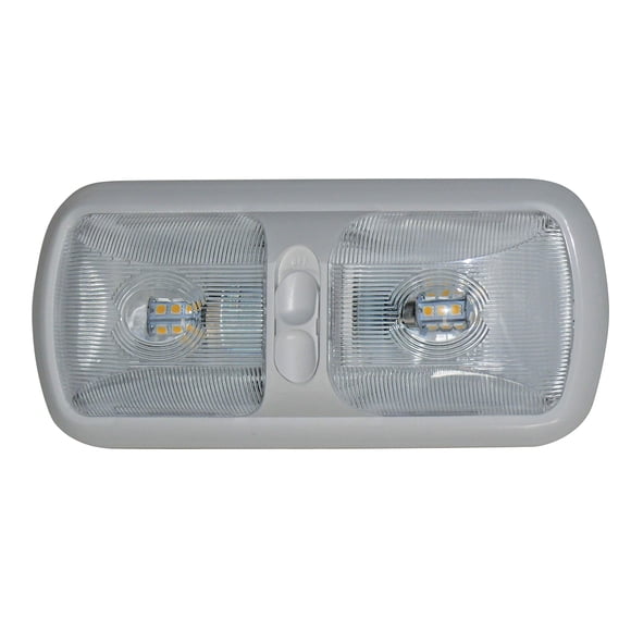 Luz LED de Doble Cúpula Eurostyle Valterra DG72406VP 430 Lúmenes
