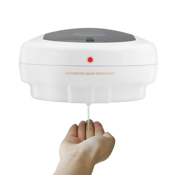 450ml Wall-Mount Automatic IR Motion Activated Soap Dispenser Touch-free Kitchen Soap Lotion Pump Battery Powered for Kitchen Bathroom Hospital hotel