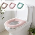 thumbnail image 7 of Steadline Premium Jacquard Toilet Seat Cover with Zipper Closure,Washable Fabric Bathroom Mat for Home Use,Thickened Comfortable Cushion with Easy-Grip Handle, 7 of 7