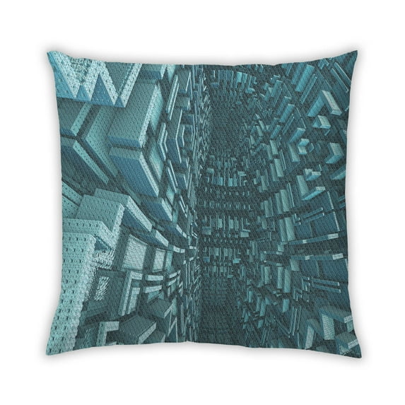 Ahgly Company Indoor Square Contemporary Throw Pillow, 18 inch by 18 inch