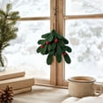thumbnail image 5 of YuanGuangQ Christmas Artificial Leaf Hanging Decoration, Non Woven Fabric Festive Ornament for Holiday Decor, Hanging Decor for Wall Door Tree Window Home Indoor Holiday Party, 5 of 5