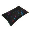thumbnail image 2 of Fotbe Color Musical Notes Pillow Cases - Envelope Closure - Luxury, Extra Soft, Cooling Pillow Covers - Wrinkle, Fade, Stain Resistant-16"x24", 2 of 8