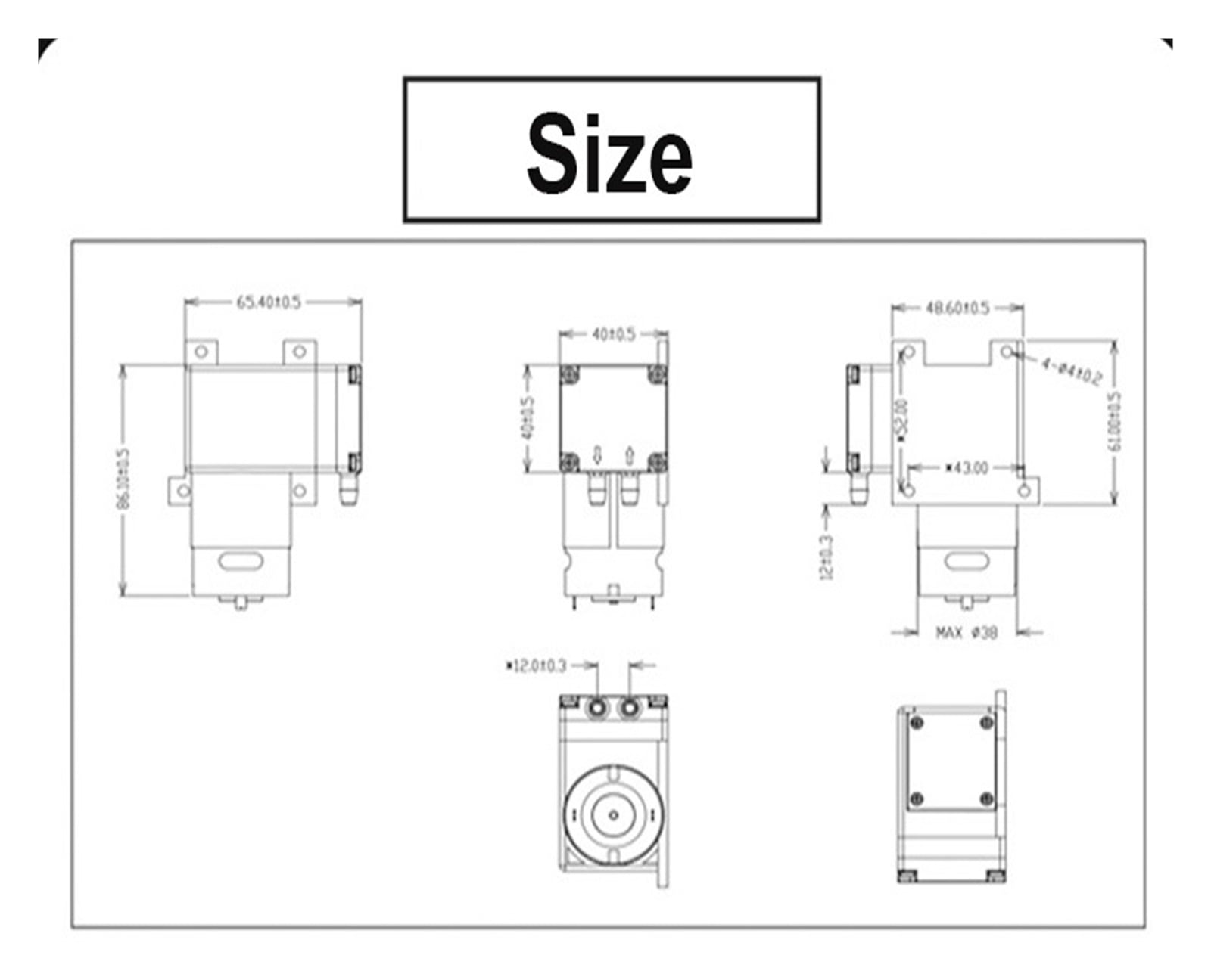 90KPA Vacuum Pump Mini DC Diaphragm Pump 12V 24V Silent Pumping Pump Positive Negative Pressure 555 Air Pump
