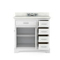 thumbnail image 3 of RoomAndLoft Ventura 36" Wood Bathroom Vanity in White - Quartz Top & 1 Basin, 3 of 4