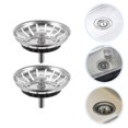 thumbnail image 3 of 2pcs Durable Sink Lids Washing Basin Drain Covers Plug Holes Sink Accessories, 3 of 8