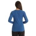 thumbnail image 3 of Just Love Women’s Long Sleeve Underscrub T-Shirt – Soft Fitted Undershirt Tee for Nurses, Doctors & Everyday Wear, 3 of 3