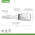 thumbnail image 3 of Tovolo Ice Cream Spade Heavy Duty Zinc Alloy White, Dishwasher Safe Ice Cream Paddle Spade for Shaping Cutting Serving Gelato Sorbet Cookie Dough, Non Slip Ergonomic Handle Ice Cream Spade, 3 of 6