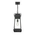 thumbnail image 5 of Matte Black One Light Outdoor Hanging Lantern from the Boone Collection, 5 of 5