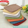 thumbnail image 5 of Chair Pads for Dining Chairs with Ties 12 Colors, Seat Cushions for Kitchen Chairs Farmhouse, Dining Room Chair Cushions Non Slip, Thick Washable Chair Cushion Pads (Beige), 5 of 5