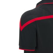 Men's Macron Black Wrexham Travel Polo