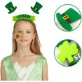 thumbnail image 3 of Diadema decorativa del día de San Patricio con 6 tocados verdes irlandeses para niñas y damas Ormromra CPB-DE-LYY979, 3 of 5