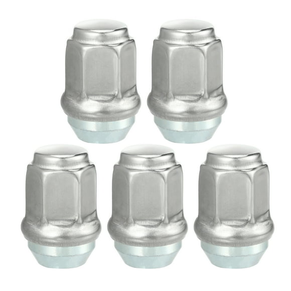 Unique Bargains 5 Pcs Wheel Lug Nuts for Jeep Wrangler Liberty for Dodge Challenger Tire Lugnuts