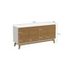 thumbnail image 3 of Aparador Bufetero Blanco/Canela 4 Puertas 156 cm Kappesberg, 3 of 10
