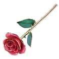 thumbnail image 3 of Rose Flower24K GoldPlated Rose Flower Gold Plated Rose Decoration Rose Flowerwith Base Precision Engineered, 3 of 8