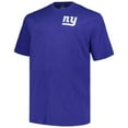 thumbnail image 2 of Men's Profile Royal New York Giants Big & Tall Two-Hit Throwback T-Shirt, 2 of 3