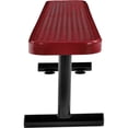 thumbnail image 5 of Global Industrial 6'L Expanded Metal Mesh Flat Bench, Red, 5 of 7