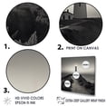 thumbnail image 3 of Designart "Monochromatic Lighthouse Panorama I" Beach Light House Floater Framed Canvas Prints, 3 of 5