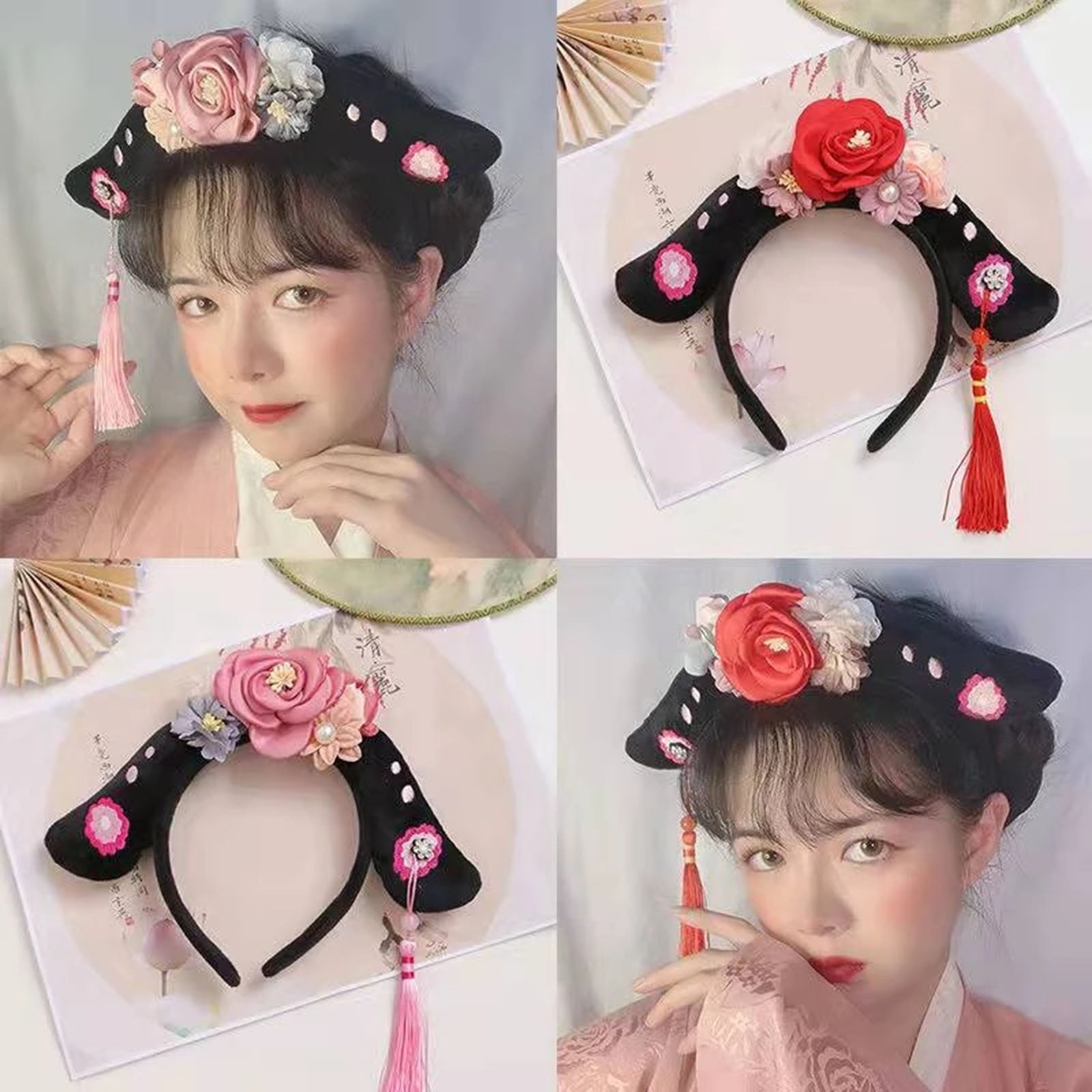 Ready Stock】 Ancient Chinese HeadBand China Princess Headband Manchu  Princess Headwear - Walmart.com