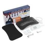 Back Stretcher with Lumbar Support, Electric Lumbar Traction Device, 15-Level Electrotherapy, Dynamic Airbag 3 Stretching Modes, Spine Support Back Pain Relief Massager, with 104 Acupressure Nodes