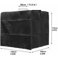 thumbnail image 2 of Cubierta para tanque de agua, cubierta para tanque IBC para tanque de 1000 L, cubierta protectora para contenedor de tanque de agua, antipolvo, anti-UV, anti-lluvia, 120x100x116cm (negro), 2 of 5