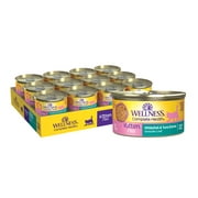 Wellness Complete Health Pate Kitten Whitefish & Tuna Entr?e, 3 oz. Canned Cat Food, 24 Count