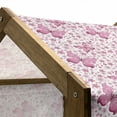 thumbnail image 5 of Butterfly Pet House, Floral Arrangement and Hearts Background Animals with Vibrant Colors, Outdoor & Indoor Portable Dog Kennel with Pillow and Cover, 5 Sizes, Pale Pink White, by Ambesonne, 5 of 5
