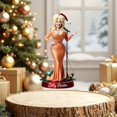 thumbnail image 5 of Dolly Memorial Parton Christmas Ornament Commemorative Hanging Tree Pendant for Home Office Shelf Decor Dolly Gifts for Women Festive Party Accessories, 5 of 6