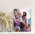 thumbnail image 2 of Qisvanset 12x16 Inch Easter Resurrection Canvas Wall Art, Jesus Watercolor Religious Holiday Home Decor, 2 of 8
