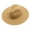 Khaki, variant on EliteGoogv Unisex Panama Straw Hat Foldable Wide Brim Breathable Solid Color For Men Women Summer Beach Vacation Casual Outdoor Fedora Sun Hat Headwear
