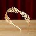 thumbnail image 4 of Skymirror Greek Headband Gold Leaf Branch Hair Hoop Crown Bridal Wedding Headpiece Greek Accessories, 4 of 8